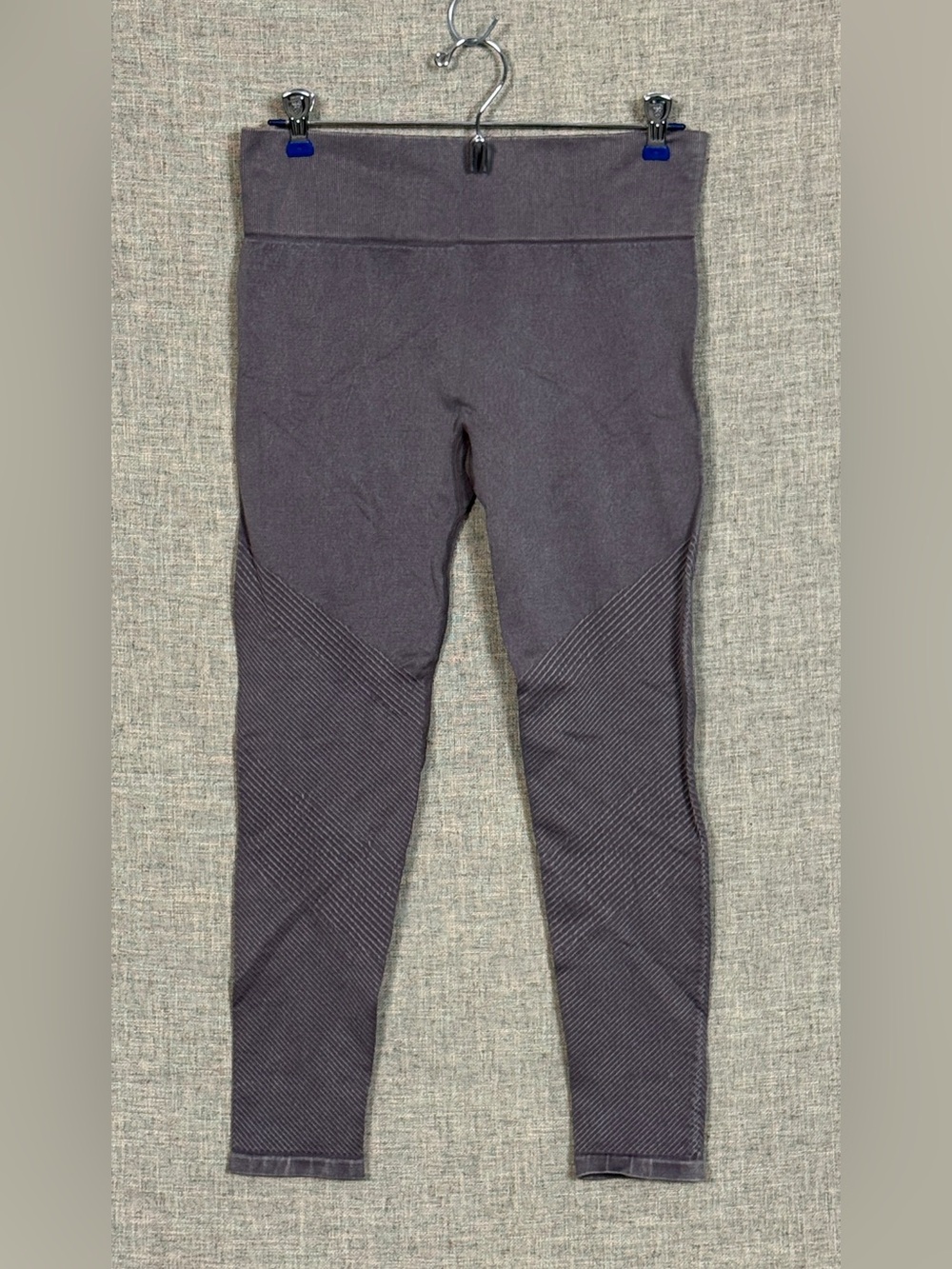 Mono B Dusty Lavender Ribbed Waistband Leggings